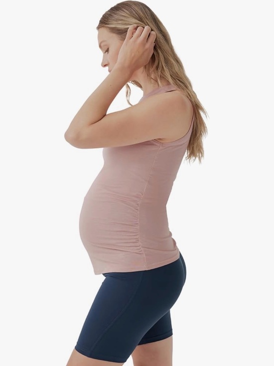 Pact Organic Tops - Maternity Tank Top with Side Ruching